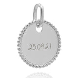 Vintage Coin Anhänger mit Datum & Kette