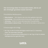 Vintage Coin Anhänger mit Datum & Kette