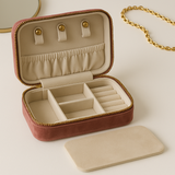 Personalisierbare Schmuckbox in Rosé