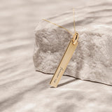 Timeless Tag mit Text & Kette