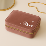 Personalisierbare Schmuckbox in Rosé